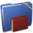 Blue Elastic Library Icon